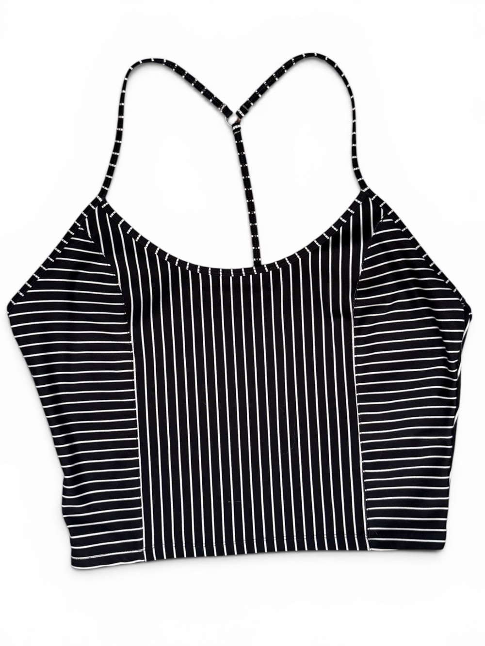 Women’s—Victoria’s Secret—ON POINT Black And White Striped Tank Top. Size XL.